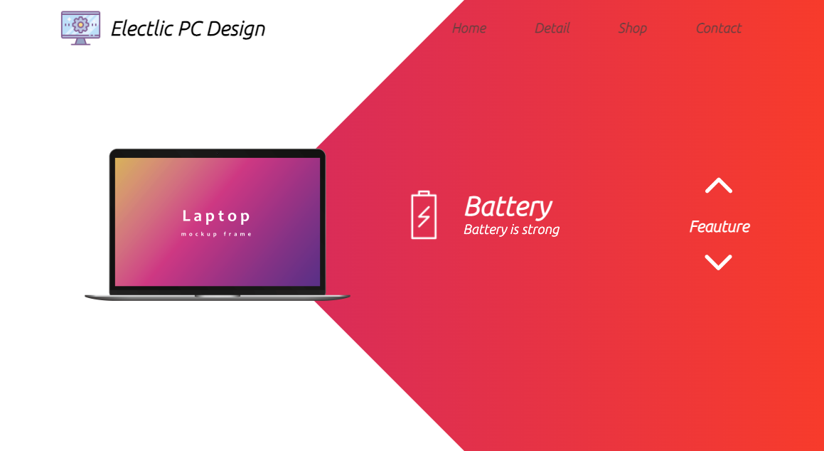 【JavaScript練習】（模写）Electlic PC Design